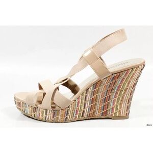 NWT Charles David 4” Wedge Nude Legit Shoes 7